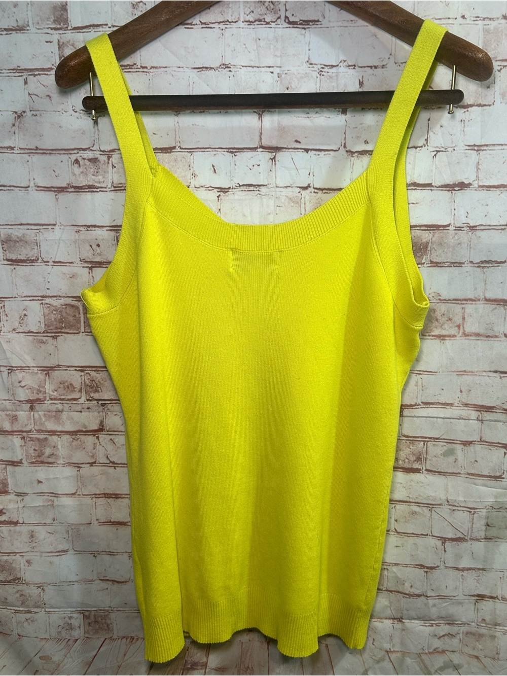 Skies Are Blue Neon Yellow Blazer & Sweater Tank Set Bright Chartreuse Suiting - Picture 10 of 11
